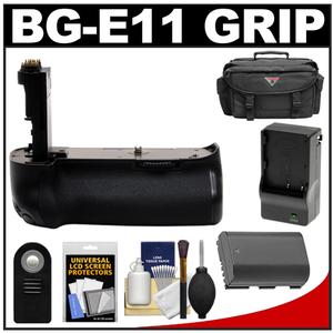 Zeikos BG-E11 Battery Grip for Canon EOS 5D Mark III Digital SLR Camera with LP-E6 Battery & Charger + Case + RC-6 Remote + Cleaning Kit