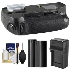 Zeikos MB-D14 Pro Series Multi-Power Battery Grip for Nikon D600 & D610 DSLR Camera with EN-EL15 Battery + Charger + Cleaning Kit Zeikos MB-D14 Pro Series Multi-Power Battery Grip for Nikon D600 & D610 DSLR Camera with EN-EL15 Battery + Charger + Cleaning Kit