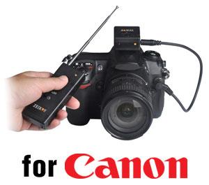 Zeikos Wireless Remote Shutter Release for Canon Digital SLR Cameras for XSi  XS  T1i  T2i  T3  T3i  EOS 50D  60D  5D Mark II  7D  1DS - Digital Cameras and Accessories - Hip Lens.com