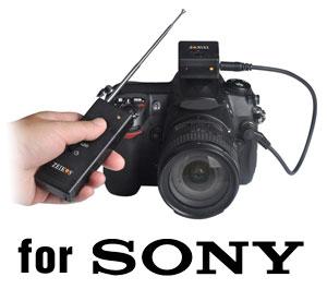 Zeikos Wireless Remote Shutter Release for Sony Digital SLR Cameras for Alpha DSLR A290  A450  A550  A560  A580  A33  A55  A850